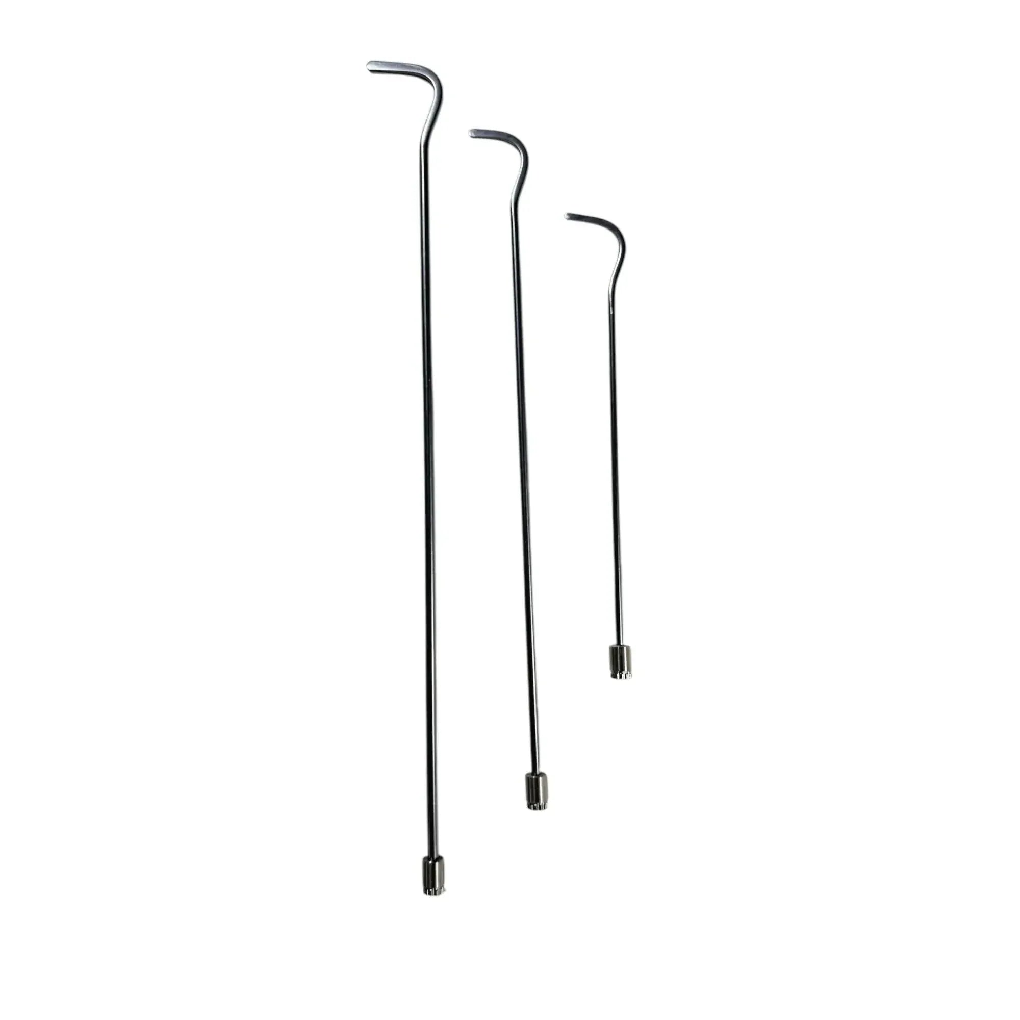 InoxPDR Steel Dent Repair Rods with Special Curve and Round Tips Athena Edition InoxPDR